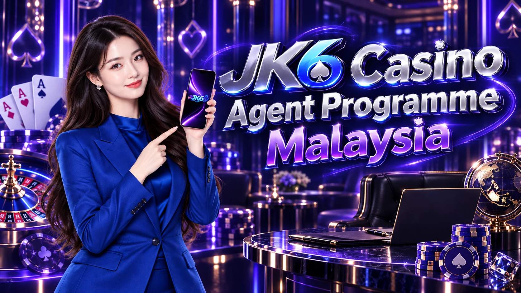 JK6 presenter in the agent partnership scene