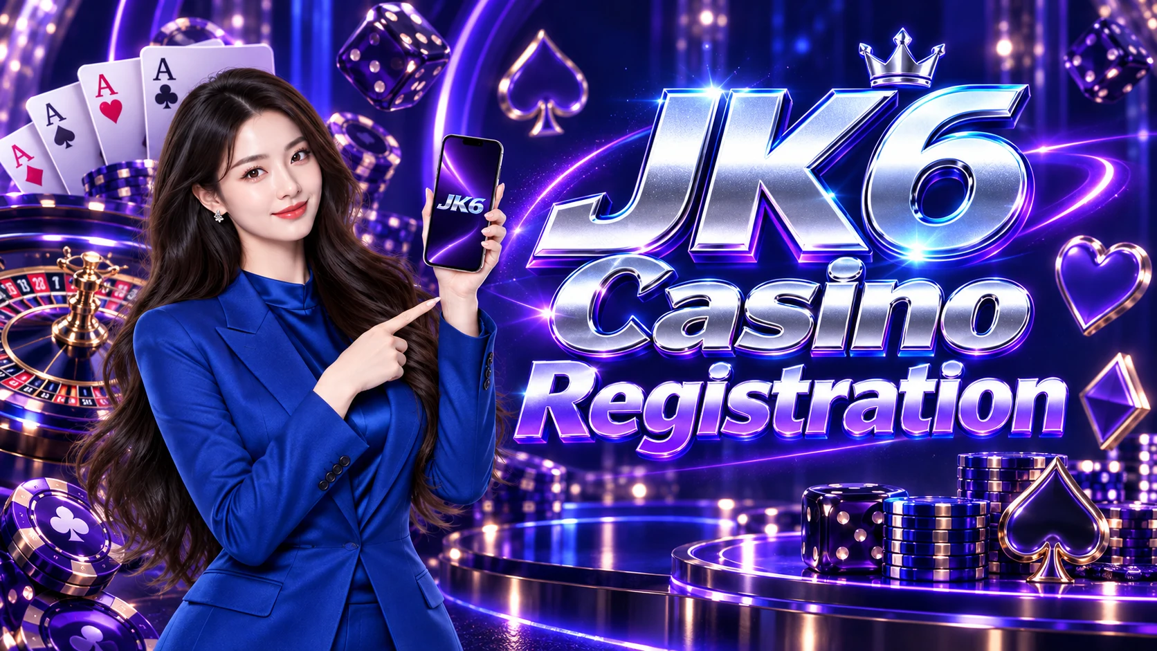 JK6 presenter in the account registration scene